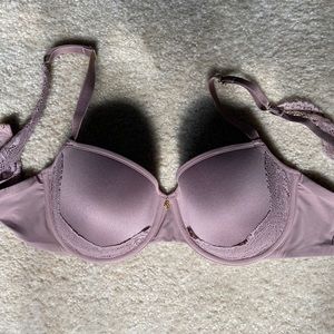 Thirdlove lace back bra taupe